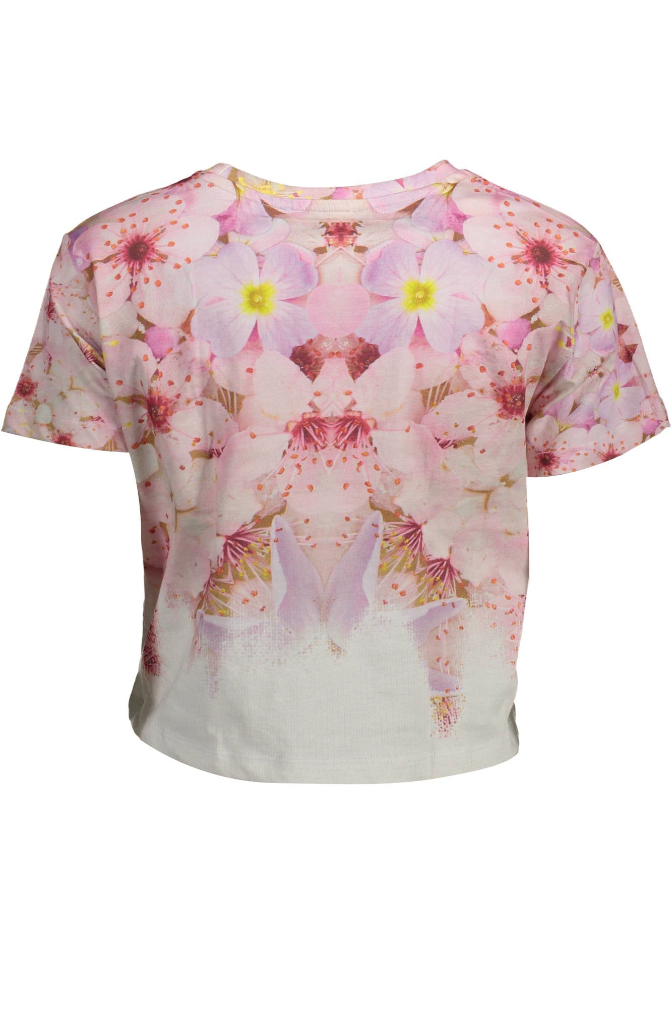 DESIGUAL WOMEN'S SHORT SLEEVE T-SHIRT PINK