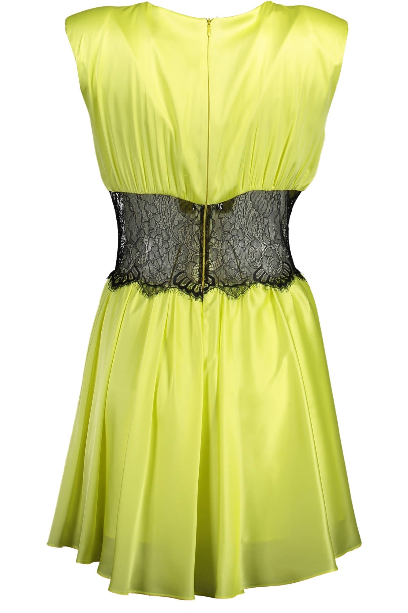 GAELLE PARIS SHORT YELLOW DRESS WOMAN