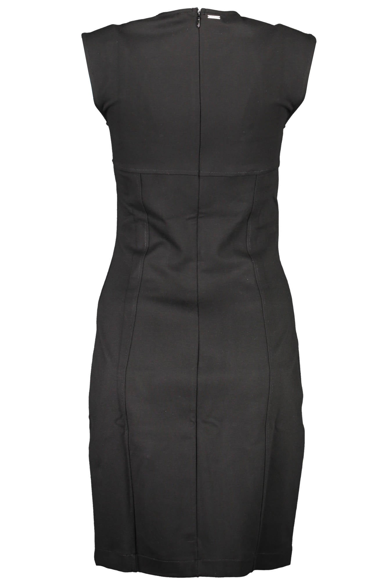 GUESS JEANS SHORT DRESS WOMAN BLACK