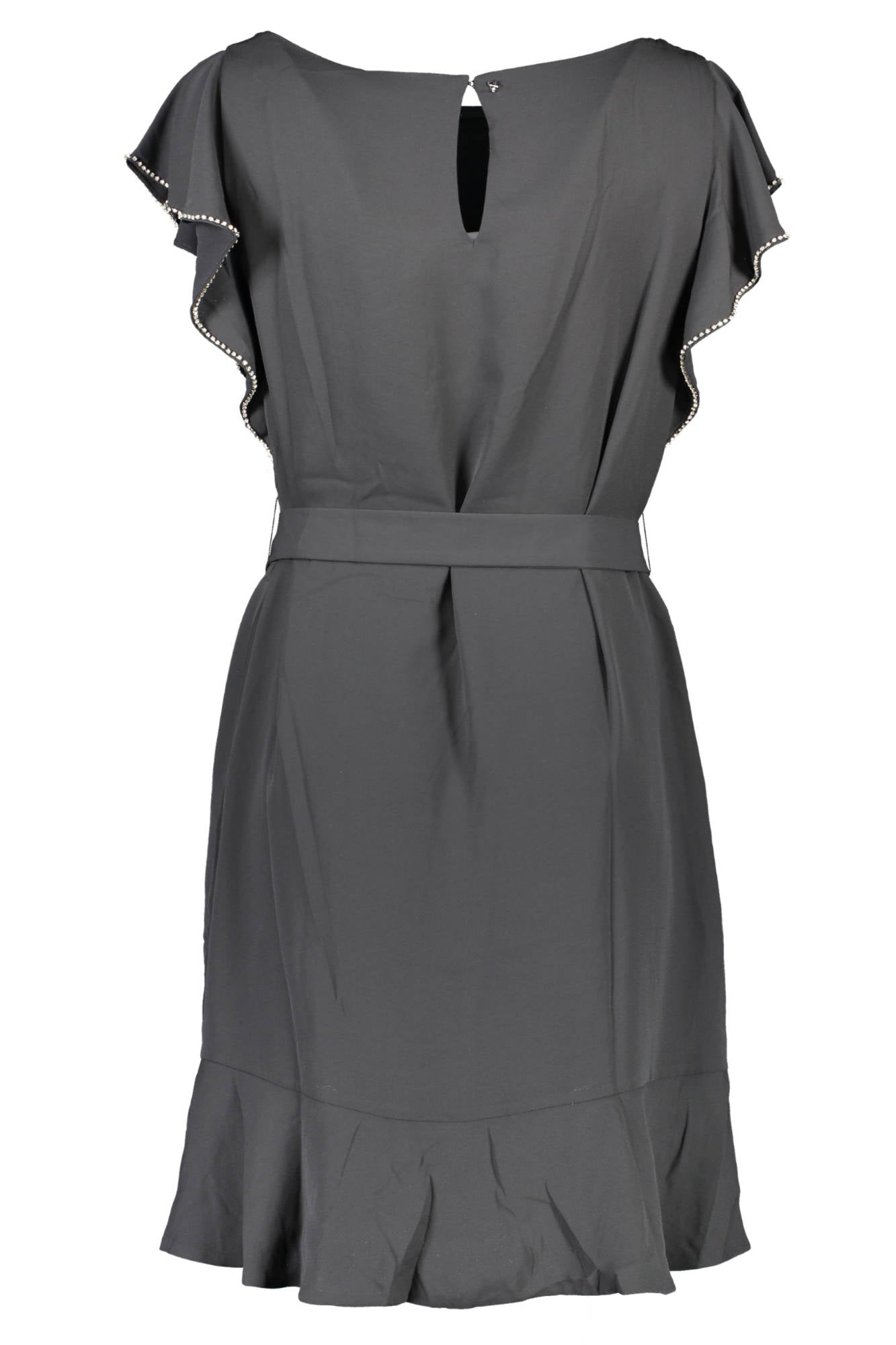 GUESS JEANS SHORT DRESS WOMAN BLACK