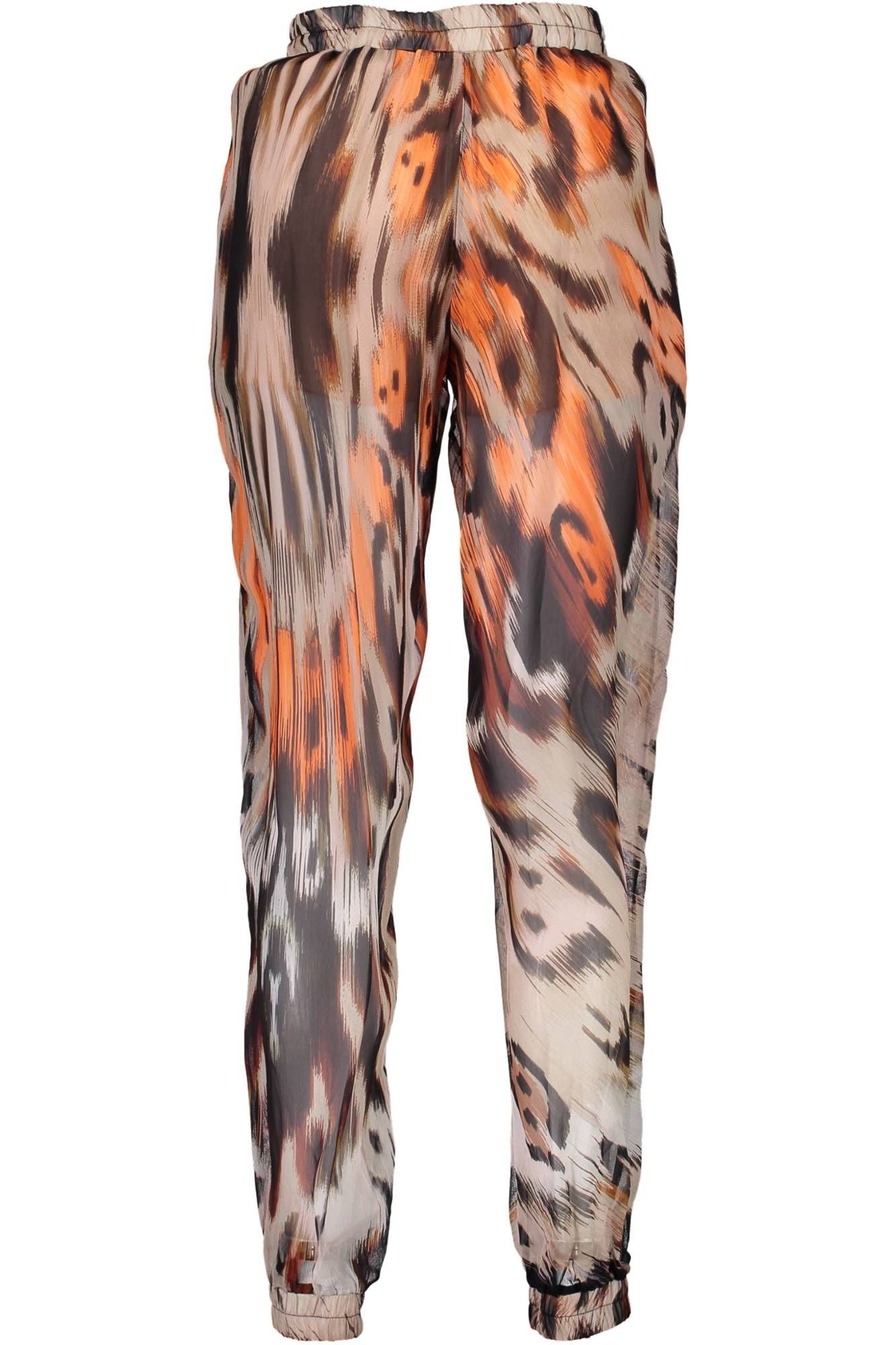 JUST CAVALLI WOMEN'S ORANGE TROUSERS