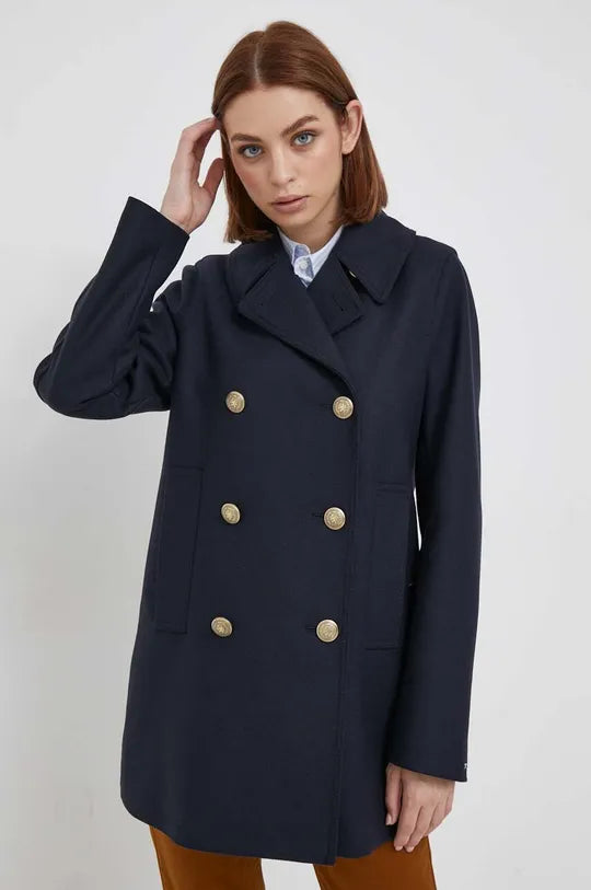 Tommy Hilfiger Navy Blue Coat