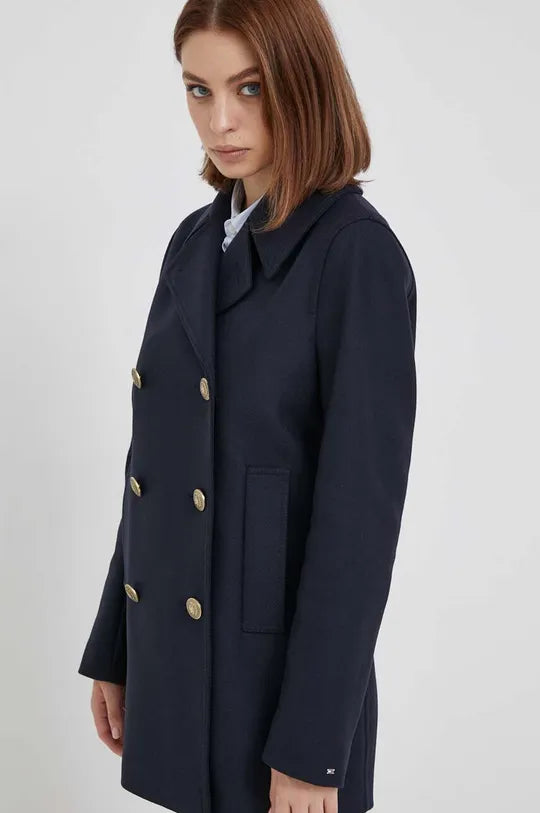 Tommy Hilfiger Navy Blue Coat