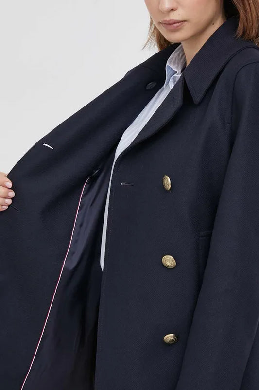 Tommy Hilfiger Navy Blue Coat