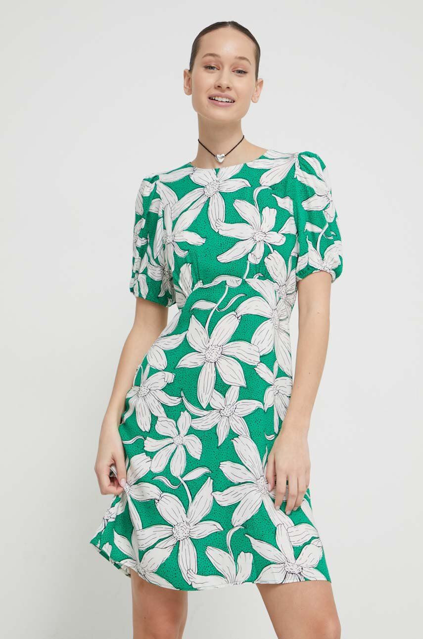 Desingual Short floral dress