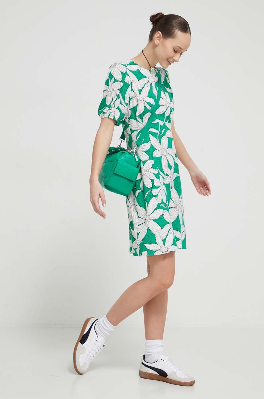 Desingual Short floral dress