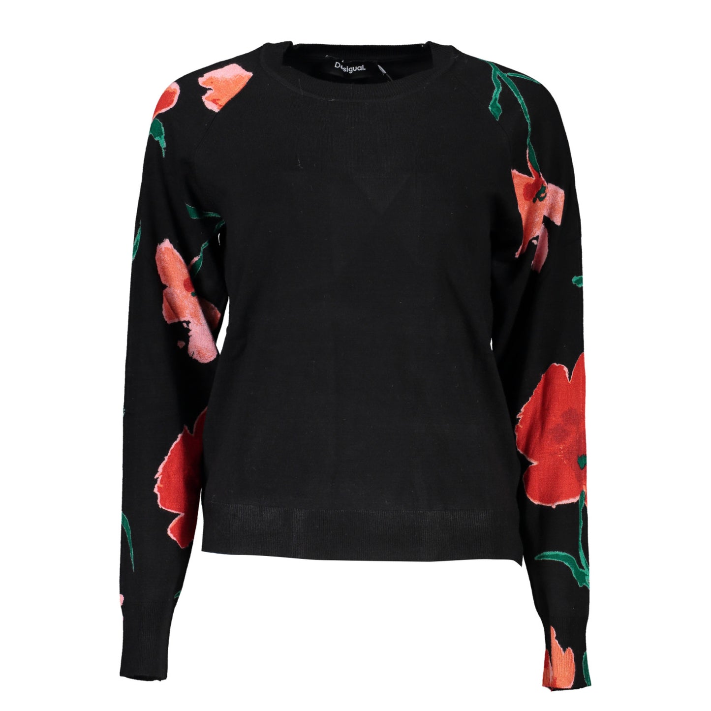 Deigual sweatshirt Black Flowers