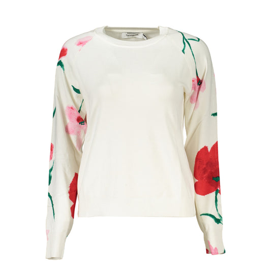 Woman Sweatshirt Desigual White