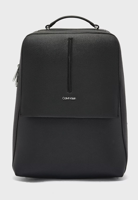 Calvin Klein logo-plaque backpack