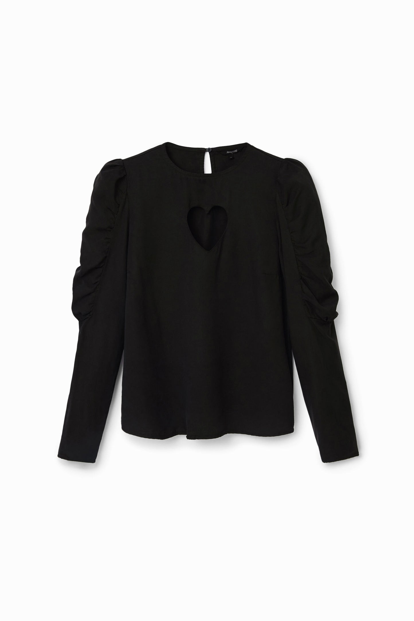 DESIGUAL LONG SLEEVE SHIRT WOMAN BLACK