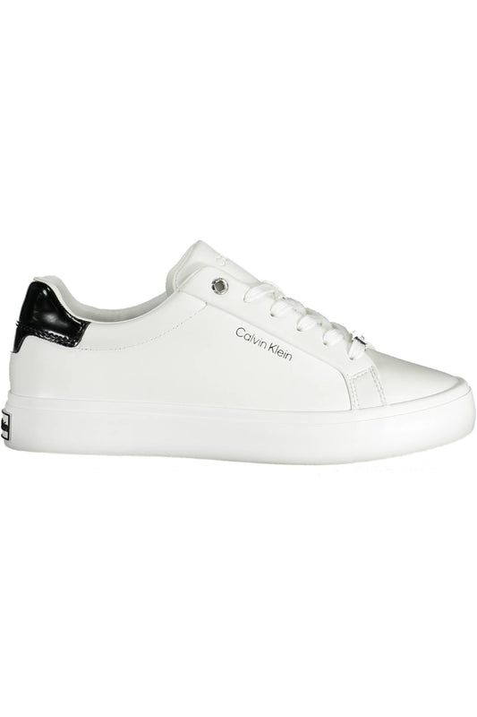 CALVIN KLEIN WHITE WOMEN'S SPORTS SHOES