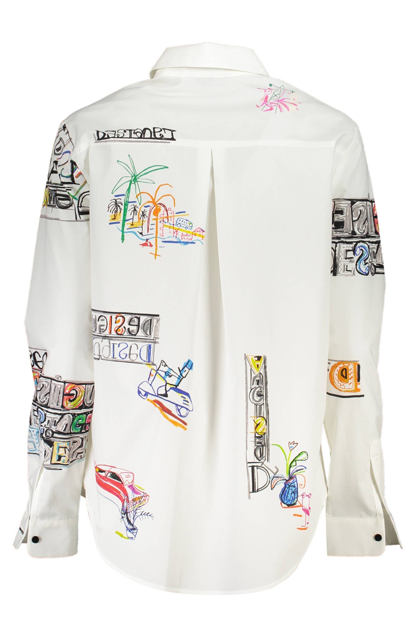 DESIGUAL WOMEN'S LONG SLEEVED SHIRT