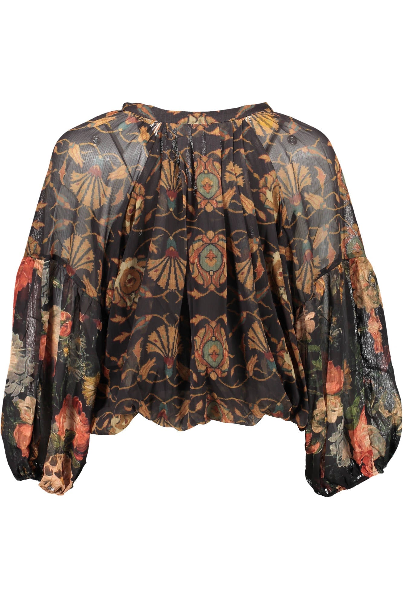 DESIGUAL LONG SLEEVE SHIRT WOMAN BLACK