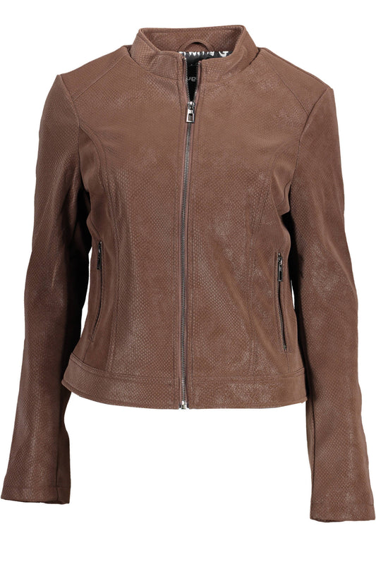 DESIGUAL WOMEN'S SPORT JACKET BROWN