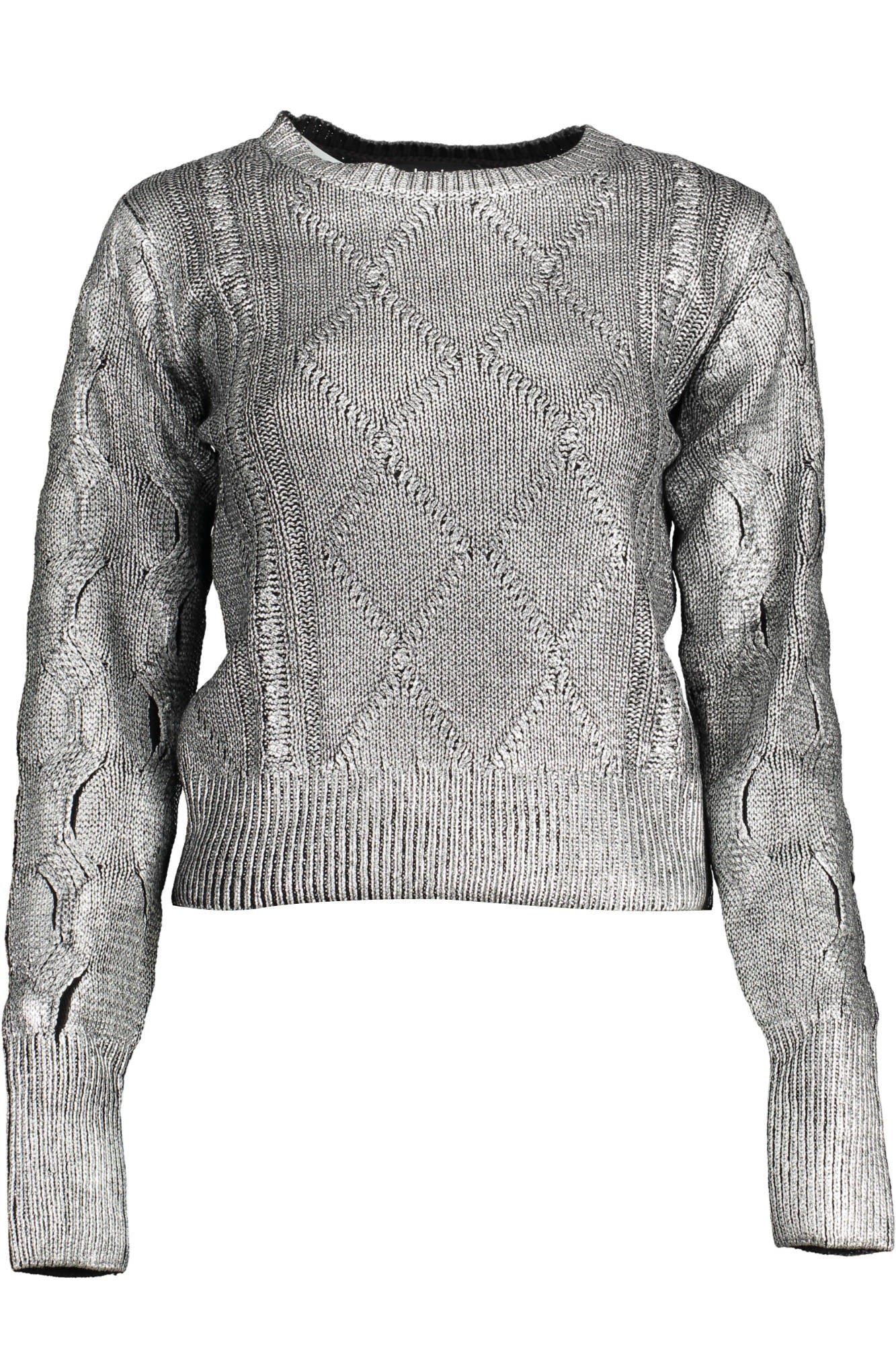 DESIGUAL WOMEN'S SILVER SWEATER