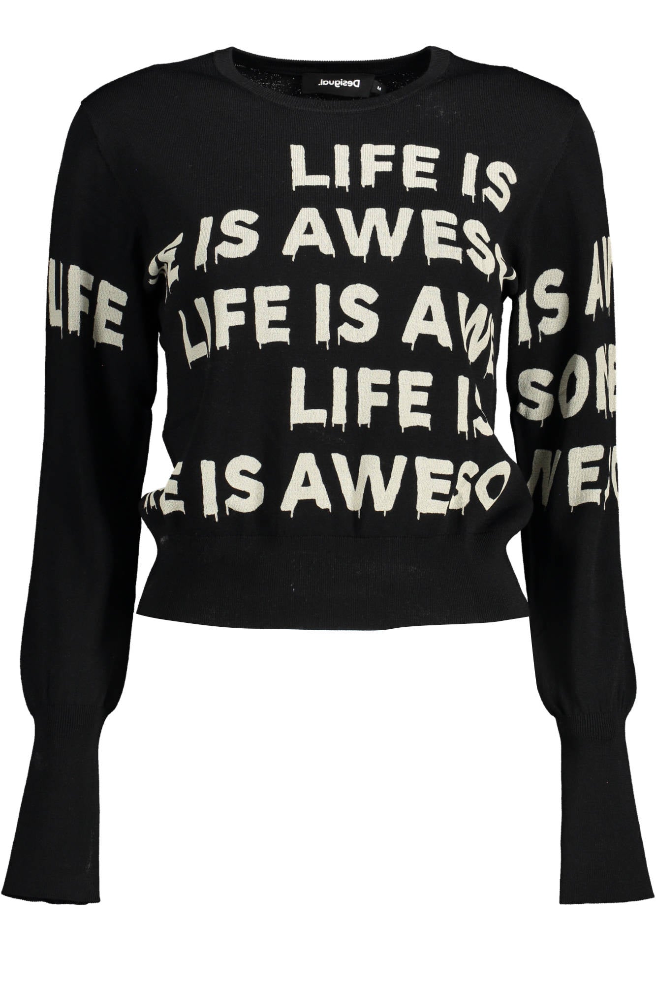 DESIGUAL SWEATER WOMAN BLACK