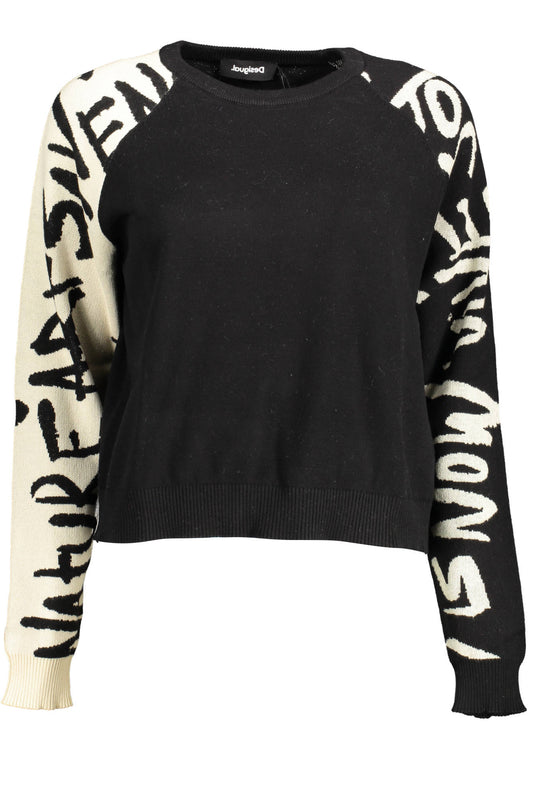 DESIGUAL SWEATER WOMAN BLACK