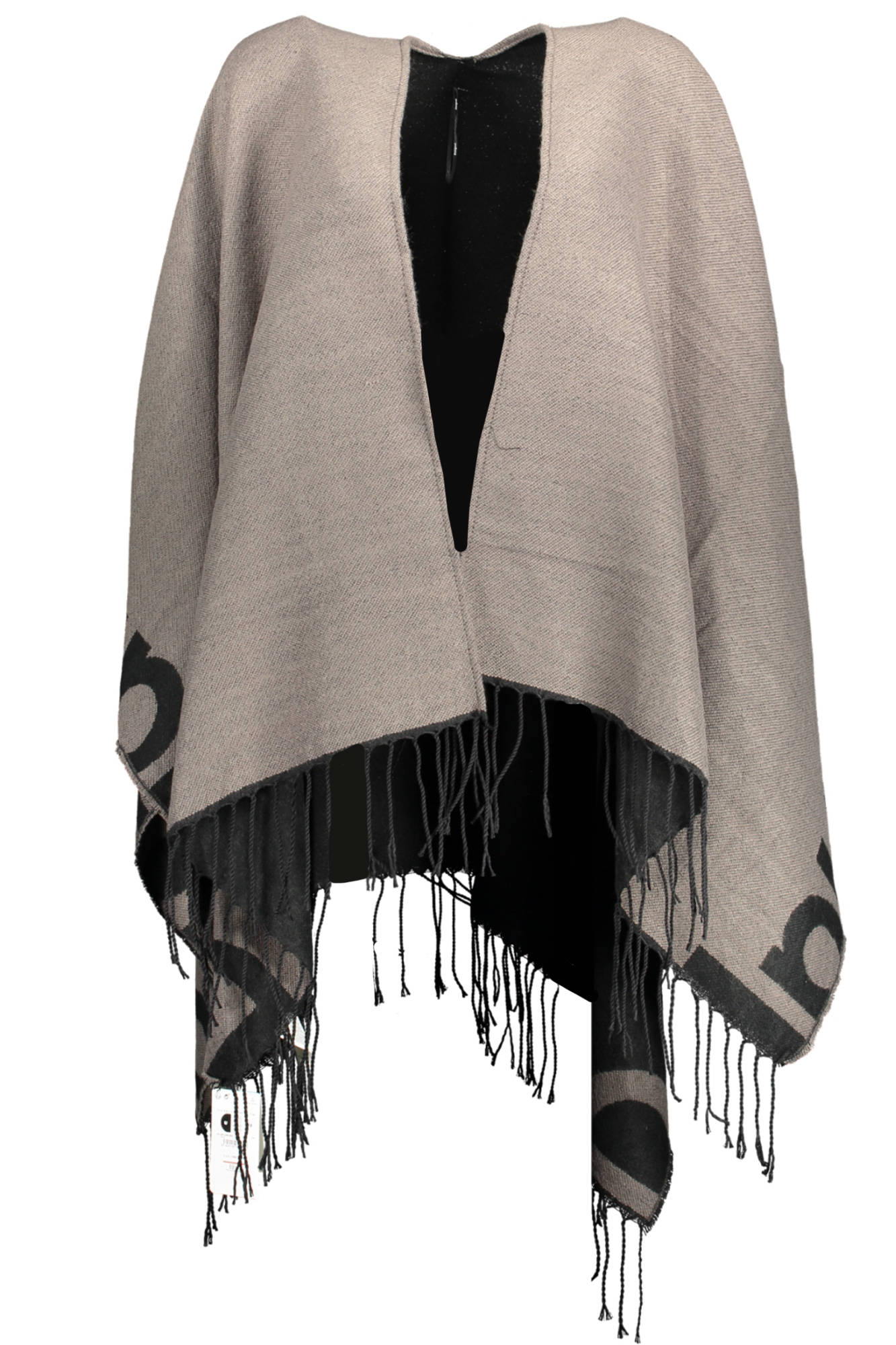 DESIGUAL PONCHO WOMAN BLACK