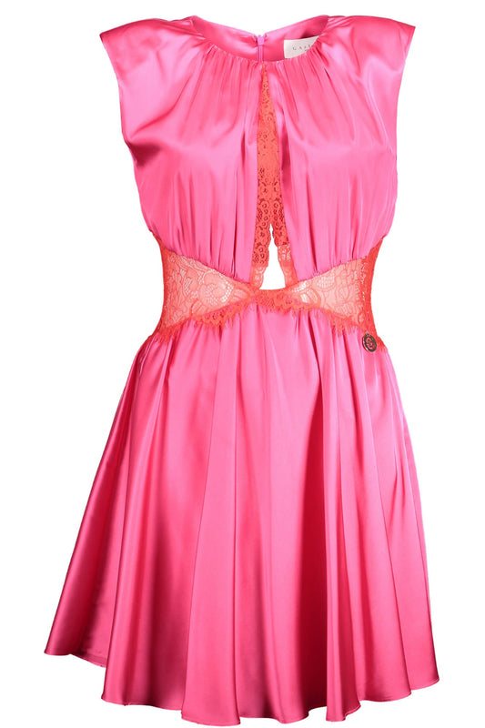 GAELLE PARIS PINK WOMAN SHORT DRESS