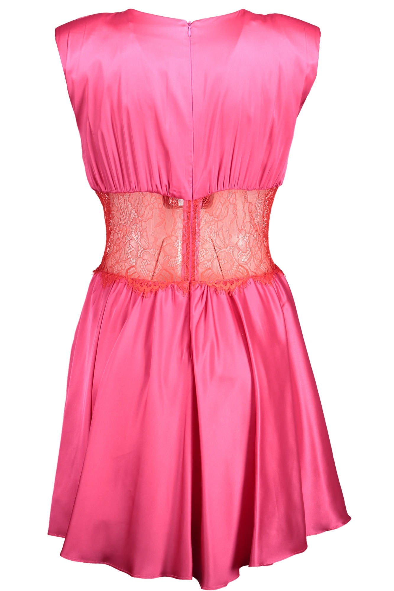 GAELLE PARIS PINK WOMAN SHORT DRESS
