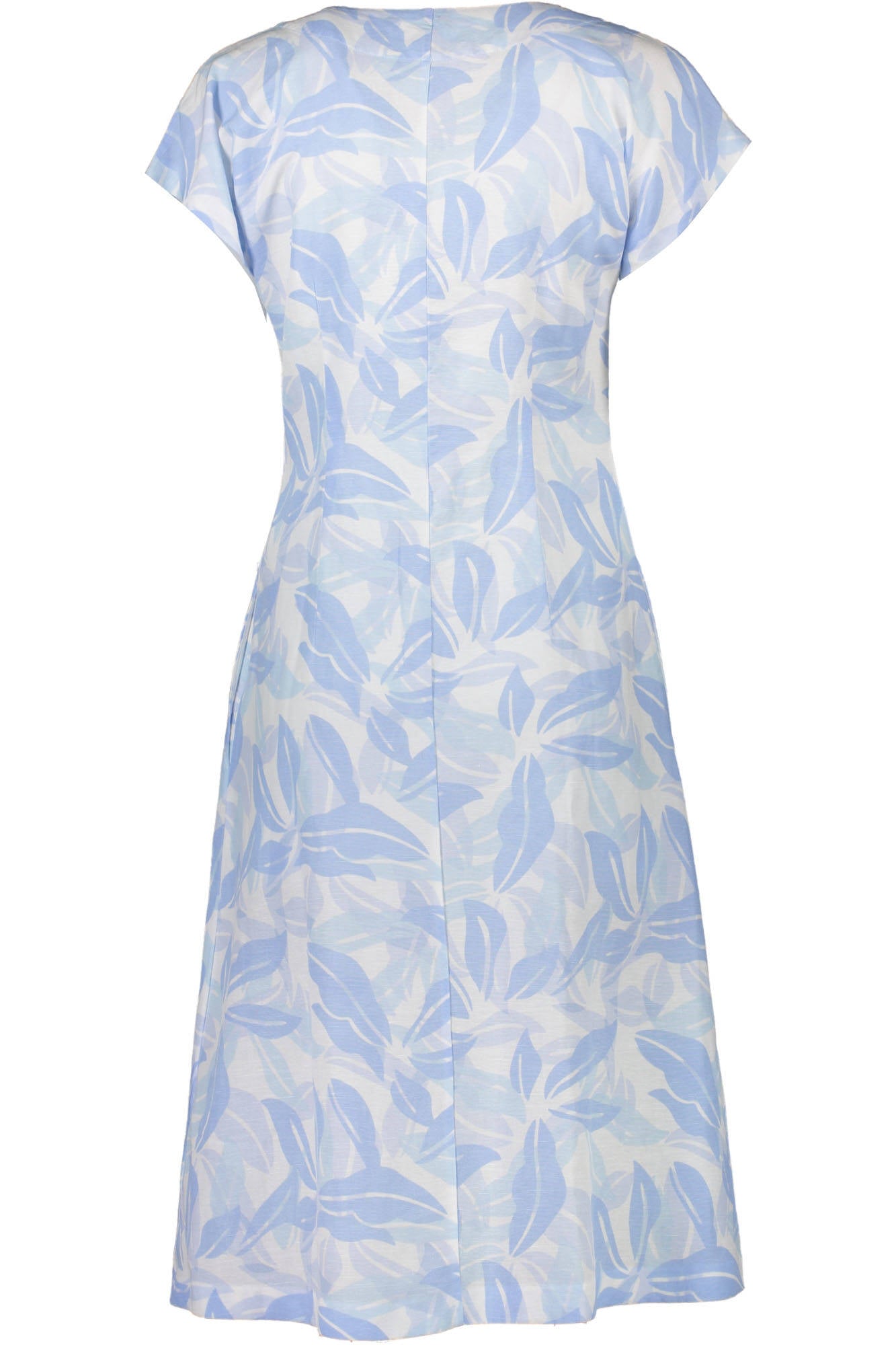 GANT LONG DRESS WOMAN LIGHT BLUE