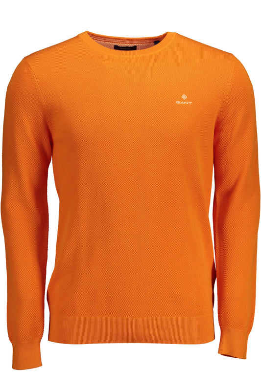 GANT MEN'S ORANGE SWEATER