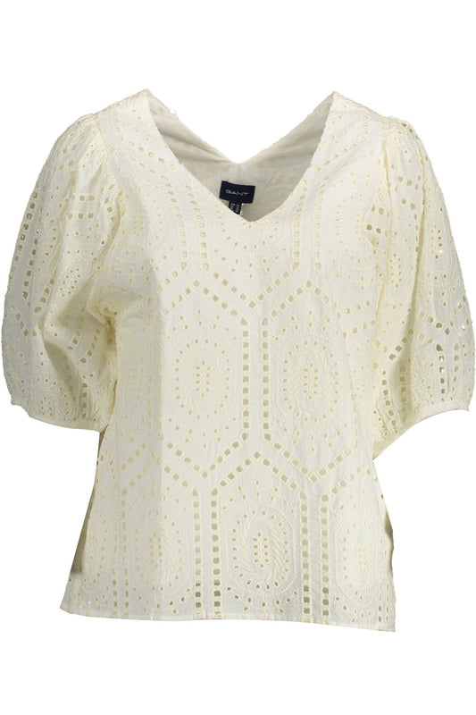 GANT WOMEN'S SHORT SLEEVE T-SHIRT WHITE