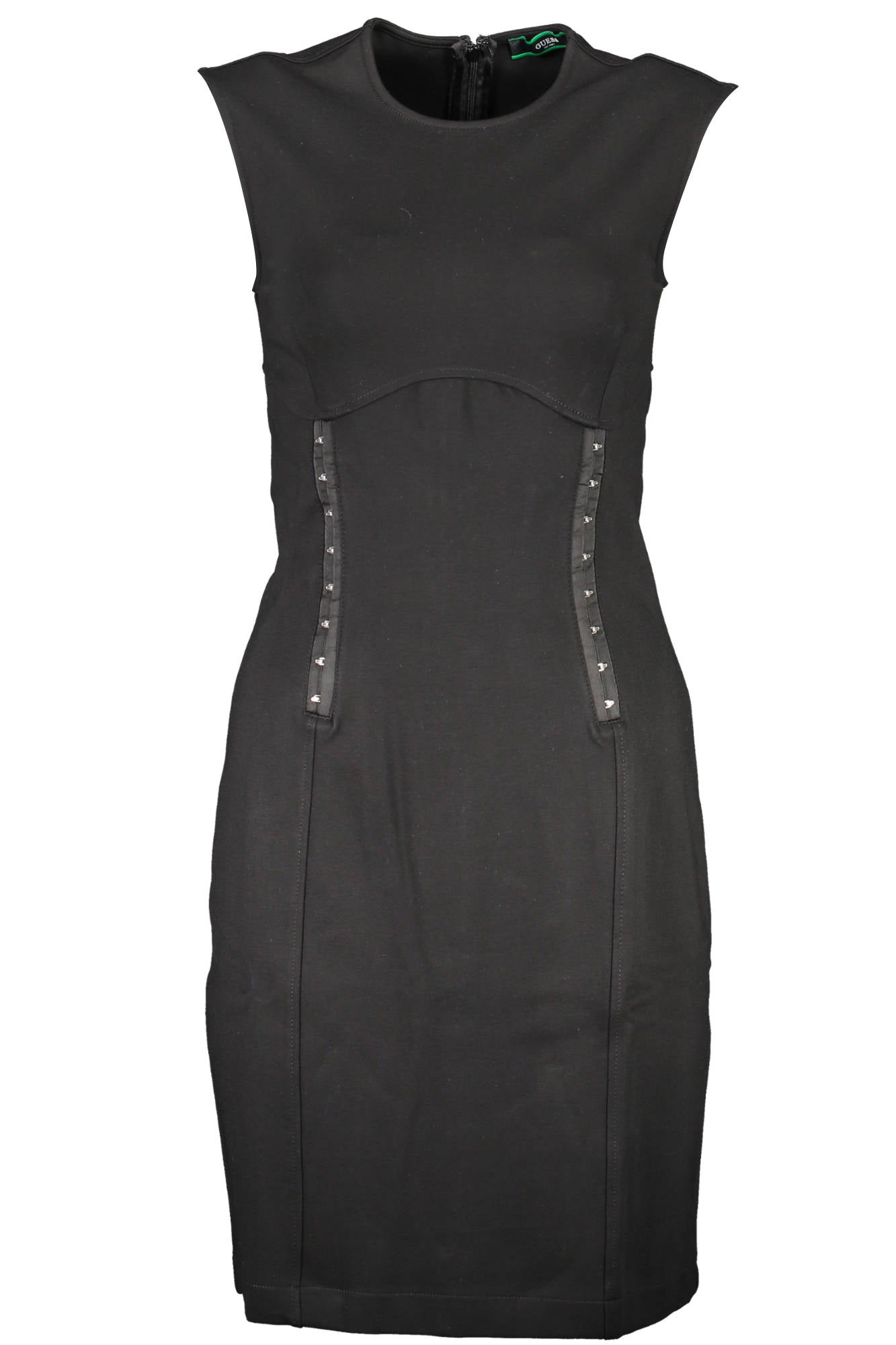 GUESS JEANS SHORT DRESS WOMAN BLACK