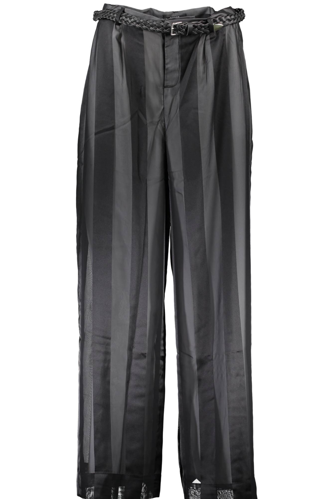 GUESS JEANS WOMEN'S BLACK TROUSERS