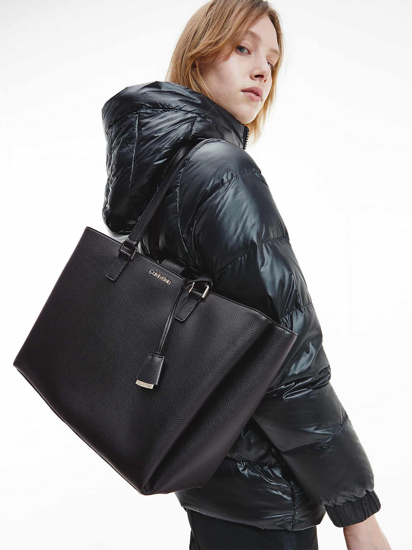 Calvin Klein Shopper bag with detachable laptop compartment