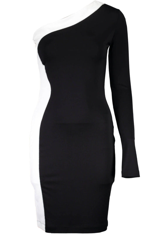 JUST CAVALLI BLACK WOMAN SHORT DRESS