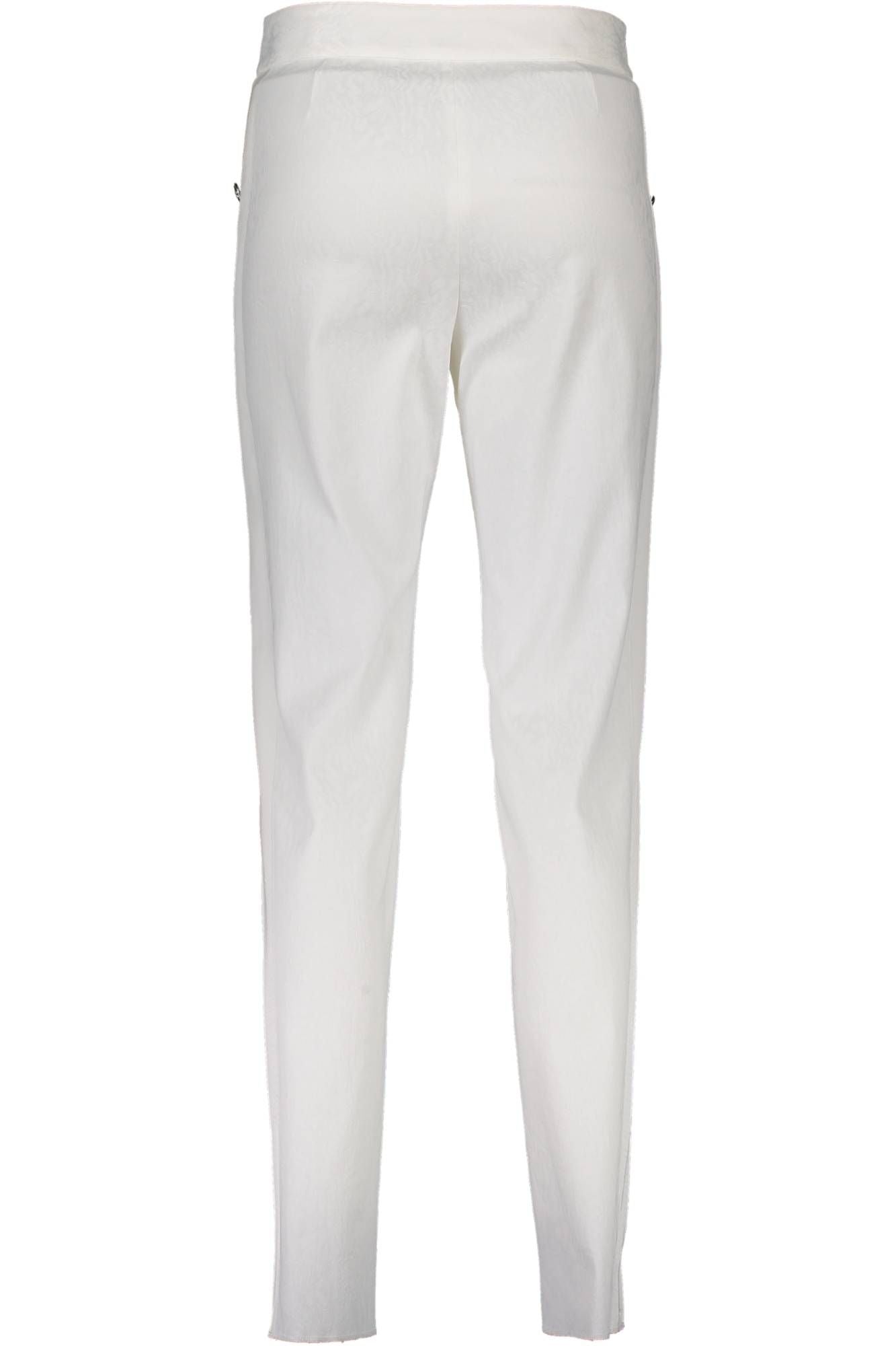 JUST CAVALLI WOMEN'S WHITE TROUSERS